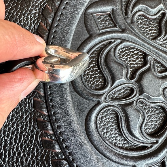 Brighton Gabriella Medallion Leather Tote in Black - Picture 6 of 16